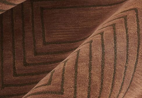 Momeni Simba Wool Hand Tufted Contemporary Indoor Area Rug, Copper in Kuwait
