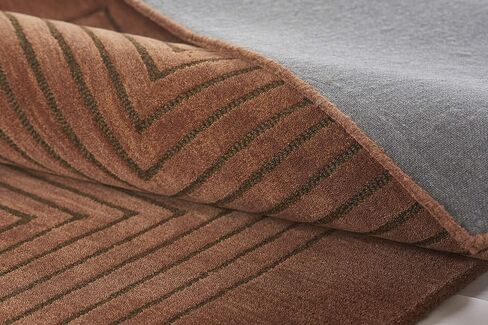 Momeni Simba Wool Hand Tufted Contemporary Indoor Area Rug, Copper in Kuwait