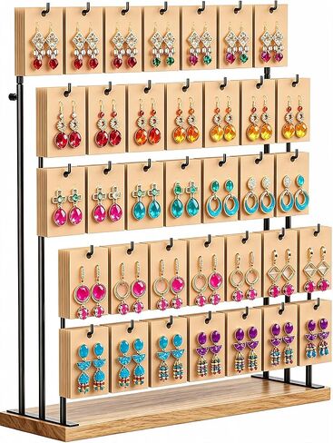 ORLESS Jewelry Display for Vendors, Earring Display Stand for Selling, Necklace Display Stands Earring Cards for Selling Bracelets, Hair Accessories Jewelry Towers in Kuwait