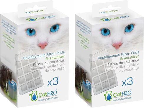 CatH2O 6 Pack of Replacement Filter Pads for Drinking Fountain in Kuwait