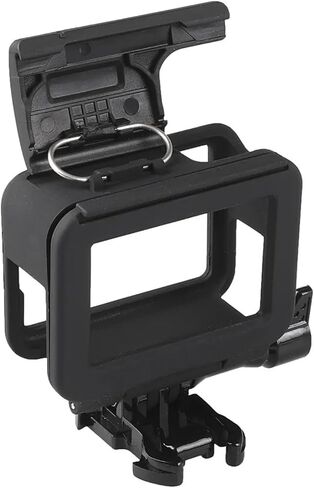 Frame Case Shell Protector Housing Army Green + Lone Screw + Base Mount for Go Pro Hero 5 6 7 Black New Accessories (Black Color) in Kuwait