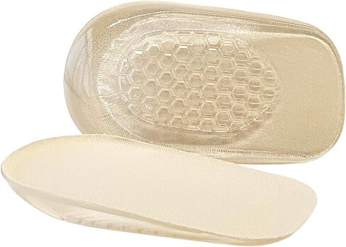 Premium Heel Cushions for Heel Pain Relief & Shoe Comfort – Gel Inserts for Men & Women, High Heel Pads & Grips, Adjust for Loose Shoes (Large (1.4" Height), Black) in Kuwait