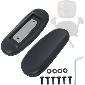 Office Chair Arm Rest Replacement Fits All Styles of Arms with Mounting Hole Patterns Screws Set Desk Armrest Cover(2Pack) in Kuwait