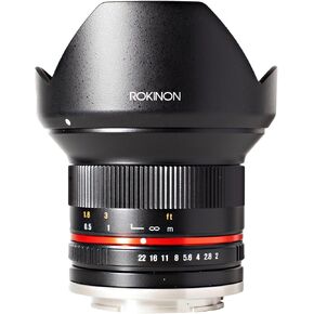 Rokinon RK12M-MFT-SIL 12mm F2.0 Ultra Wide Angle Lens for Olympus/Panasonic Micro 4/3 Cameras in Kuwait