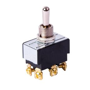 Gardner Bender GSW-16 Heavy-Duty Electrical Toggle Switch, DPDT, ON-(OFF)-ON, 20 A/125V AC, Screw Terminal in Kuwait