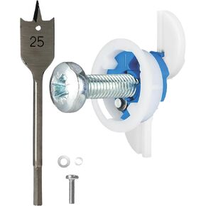 Brown Drywall Anchors (Up to 175Ibs/79kg) | Heavy Duty Drywall Anchors | Wall Anchors and Screws for Drywall | Anchors and Screws Kit | Plaster Wall Anchors | 3/4" Inch Drill Bit | Reusable in Kuwait
