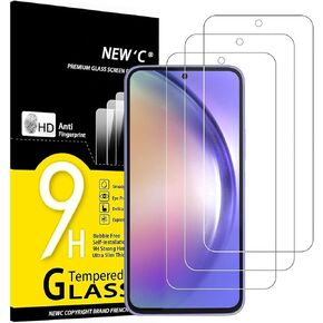 NEW'C [3 عبوات] مصممة لهاتف Samsung Galaxy A14 5G/4G، M14 5G واقي شاشة من الزجاج المقسى، فائق المقاومة in Kuwait