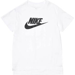 Nike Girl's NSW Tee DPTL Basic Futura (Little Kids/Big Kids) Diffused Blue/Active Pink LG (14-16 Big Kid) in Kuwait