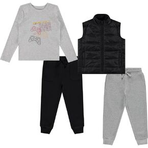STITCH & STONE Boys 4PK Wardrobe Outfit - Stylish and Comfortable Clothes for Boys in Kuwait