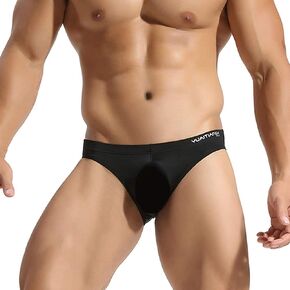 A1168 Silky Soft Shorts Men Bikini Underwear Wide Belt Toning Briefs in Kuwait