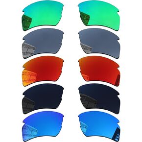 Acefrog 5 Pairs Polarized Replacement Lenses for Oakley Flak 2.0 XL OO9188 Sunglasses, Perfectly Fit, Shatterproof, Anti-scratch, Value Pack in Kuwait