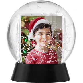 Neil Enterprises Inc. Sphere 2-Photo Snow Globe with Black Base in Kuwait