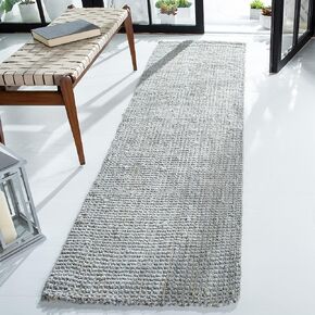 SAFAVIEH Natural Fiber Collection Accent Rug - 2' x 3', Natural, Handmade Farmhouse Jute, Ideal for High Traffic Areas in Entryway, Living Room, Bedroom (NF730C) in Kuwait