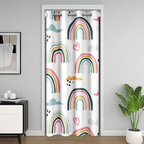 jejeloiu Shark Door Curtain for Doorway Privacy 86"x203"1 Panel Ocean Sea Animal Room Divider Curtain Cover Sea Underwater World Marine Theme Blue Window Treatments in Kuwait