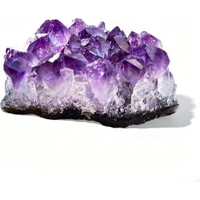 XMHOME مجموعات الجمشت الطبيعية جمشت الجيود Druzy بلورات الأرجواني العميق السائبة الأحجار الكريمة أحجار الشفاء للتأمل ديكور المنزل in Kuwait