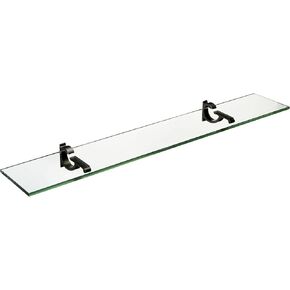 سبانكرافت غلاس رف زجاجي من مونارك، اسود، 4.75 × 12 in Kuwait