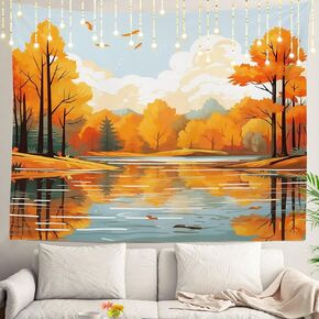Shrahala Palm Trees Beach Sunset Tapestry, Jamaica Beach Palm Tree Sunset Wall Hanging Large Tapestry Psychedelic Tapestry Decorations Bedroom Living Room Dorm(59.1 x 82.7 Inches, Yellow Sunset) in Kuwait