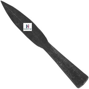 Hand Forged Viking Iron Lozenge Spear Head Reproduction Roman Or Medieval Steel Spearpoint Made from Carbon Steel 11.25" Long Warriors SCA LARP Knight in Kuwait