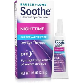 Bausch + Lomb Soothe Lubricant Nighttime Dry Eye Ointment, 0.12 Ounce (Pack of 1) in Kuwait