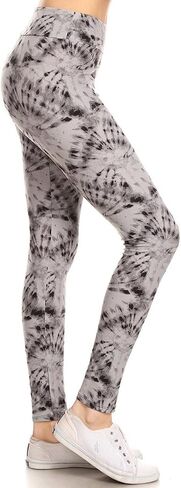 Leggings Depot Women's High Waist Workout Leggings Tummy Control Active Yoga Pants in Kuwait