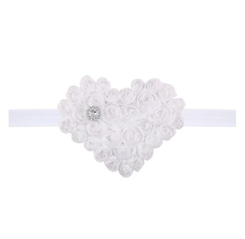 Valentine's Day Red Headband Bow Baby Girls Band Bowknot rose Heart-shaped headband <131> (B1) in Kuwait
