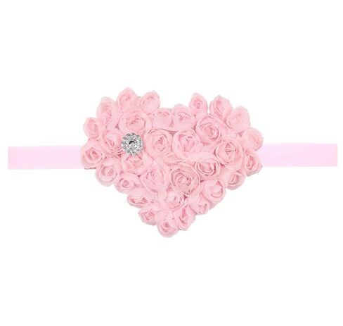 Valentine's Day Red Headband Bow Baby Girls Band Bowknot rose Heart-shaped headband <131> (B1) in Kuwait