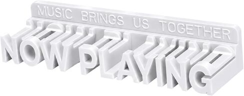 Aivwis Premium Now Playing Vinyl Record Stand، رف سجل ثلاثي الأبعاد مثبت على الحائط، يلعب الآن حامل سجل لجامع السجلات، ديكور الحائط للمنزل أو المكتب، الممر، متجر السجلات (برتقالي) in Kuwait