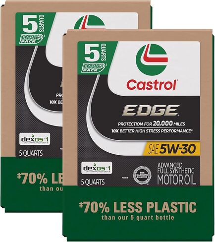 Castrol Edge 5W-30 Advanced Full Synthetic Motor Oil, 1 Quart, Pack of 6 in Kuwait