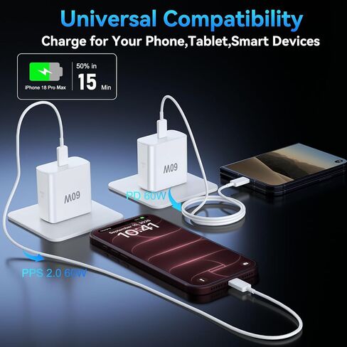 S24/S24 Ultra Charger 25W Samsung Super Fast USB C Charger Block for Samsung Galaxy S24 Ultra/S24/S23 Ultra/S23/S22 Ultra/S22/S21/S21 Ultra/S21+/Note 10 20، شاحن هاتف Android مع كابل USB C بطول 5 أقدام in Kuwait