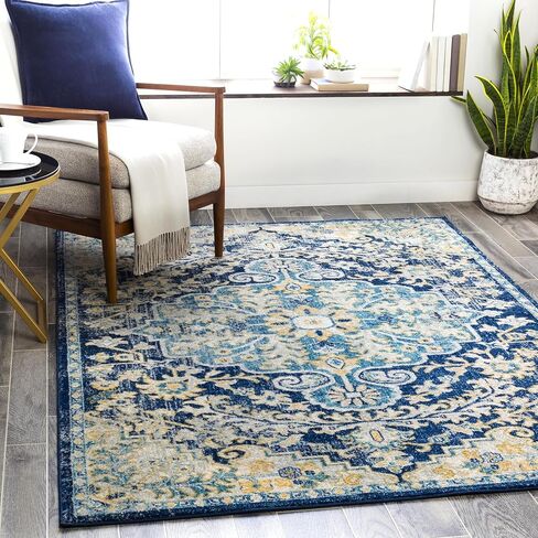 Artistic Weavers Romaine Vintage Medallion Area Rug, 5'3" x 7'6", Orange in Kuwait