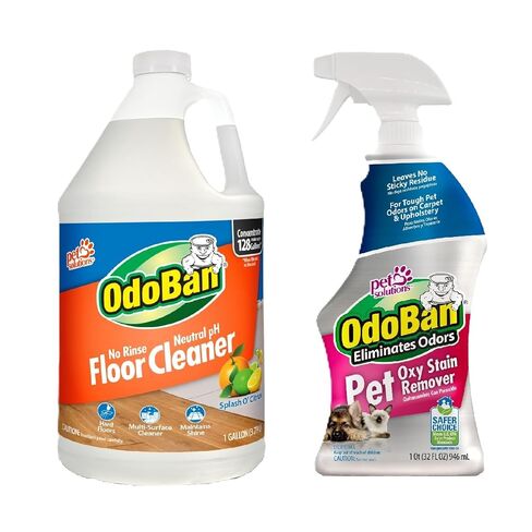 OdoBan Pet Solutions No Rinse Neutral pH Floor Cleaner Concentrate, 3 Gallons, Splash O' Citrus Scent in Kuwait