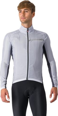 Castelli Men's Squadra Stretch Jacket, Windproof Zip Up Shell with High Collar for Road and Gravel Biking I Cycling in Kuwait
