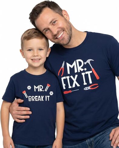 Unique Baby Daddy and Me Father Son or Daughter Matching Father's Day Shirts in Kuwait