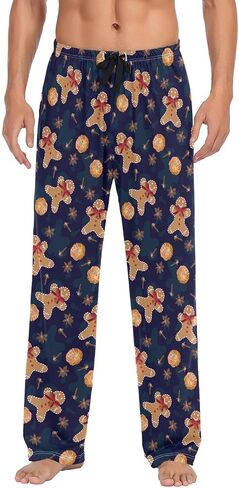JHKKU Men's Pajama Pants Super Soft Sleep Lounge Pants Pjs Bottoms with Pockets in Kuwait
