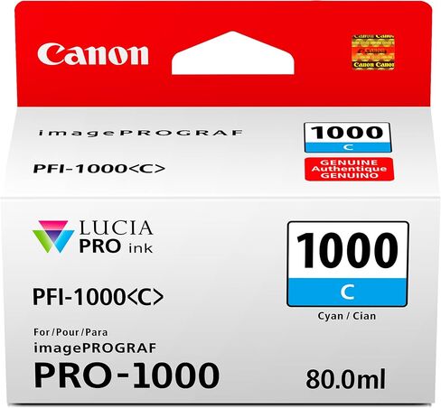 CanonInk Lucia PRO PFI-1000 Cyan Individual Ink Tank in Kuwait