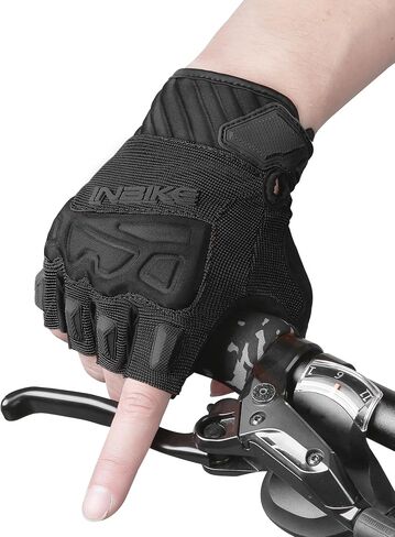 قفازات ركوب الدراجات بدون أصابع من INBIKE واقية للتنفس لركوب الدراجات الجبلية على الطرق MTB in Kuwait