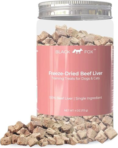 BLACK FOX Freeze-Dried Pump'ken Dog Treats | Cat Treats | 2oz Chicken Salmon Pumpkin, Raw, Healthy, All Natural, Human Grade, Digestion in Kuwait
