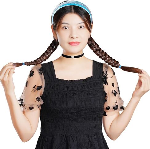Jmkcoz Girls Princess Costume Headband Choker Set Women Kids Princess Dress Up Accessories for Halloween Cosplay Party in Kuwait
