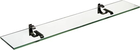 سبانكرافت غلاس رف زجاجي من مونارك، اسود، 4.75 × 12 in Kuwait