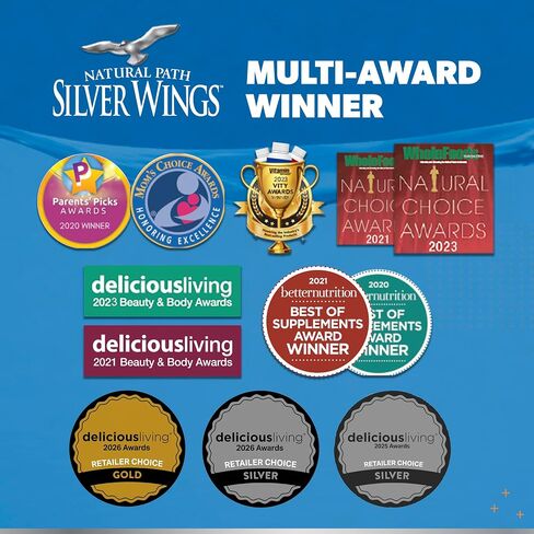 Natural Path Silver Wings Colloidal Silver 50ppm Nasal Spray 1oz - Liquid Sinus Relief in Kuwait