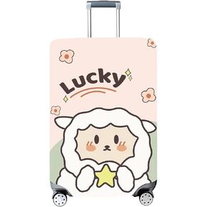 Thickened Luggage Cover18/24/28/32 Inch High Elastic Travel Suitcase Sleeve Spandex Protective Cover (fancy animals, L(25'-28" luggage)) in Kuwait
