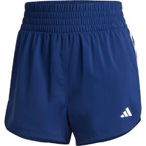 شورت Pacer Training 3 Stripes منسوج عالي الارتفاع للنساء من أديداس in Kuwait