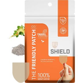 The Friendly Patch Shield Patch - D3, C & Zinc Patches - Wellness Patches Travel 8 Pack WERCSmart Certified to Ensure Formulation Ingredients and Consumer Safety Compliance in Kuwait