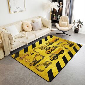 Horse Area Rug for Living Room, Farm Washable Bedroom Rugs for Boys Girls, Cute Animal Accent Rug Set, Cartoon Horses with Pink Lover Heart Decor Kawaii Carpet Cowboy Cowgirls Non Slip Rug 5x6'6'' in Kuwait