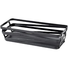 G.E.T. WB-972-MG 9" x 7" Oval Powder Coated Metal Gray Wire Serving Basket, Cyclone Collection in Kuwait