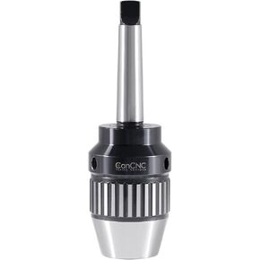 CanCNC Tooling Solutions 1/16-5/8" MT2 Precision Keyless Drill Chuck, Heavy-Duty with Integrated Shank, Titanium Jaws, 0537-5802 in Kuwait