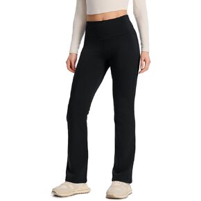 Yogipace,Petite/Regular/Tall Women's CozyWarmth High Waisted Thick Fleece Lined Bootcut Pants Thermal Flare Leggings in Kuwait