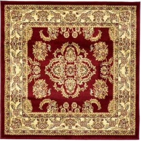 Unique Loom Voyage Collection Traditional Oriental Classic Intricate Design Area Rug (2' 7 x 10' 0 Runner, Red/Tan) in Kuwait