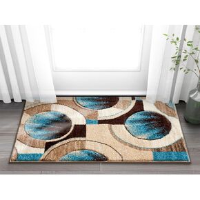 Well Woven Aurora Multi Red Yellow Orange SwirlLines ModernGeometric Abstract Brush Stroke Area Rug(7'10inx9'10in)Easy Clean Stain Fade Resistant Shed Free Contemporary Painting ArtStripe Thick Soft in Kuwait