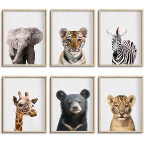 Farmhouse Baby Animal Posters and Prints, Cue Bunny, Duck Rabbit, Owl Prints, Nordic Picture Kids Room Decoration, Unframed Wall Art (YM342.8"x10"(20x25cm)) in Kuwait